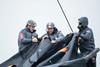 INEOS TEAM UK during a training session onboard Britannia wearing the AERO-FOIL range. Credit INEOS TEAM UK / Cameron Gregory