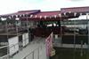 Floating cafe on a canal in the Midlands