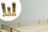 Bon Precision Engineering's new galley rails are manufactured from solid brass