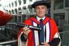 Jason Kerr has received an honorary degree from Solent University