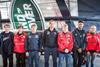 Six apprentices from the Marine Skills Centre visited Land Rover BAR Photo: Harry KH/Land Rover BAR