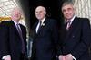 Chris Gates, MD of Princess Yachts, Vince Cable, Secretary of State for Business, Innovation and Skills and Ian Duffin, finance director. Photo: Plymouth Herald