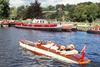 The Henley site of the Thames Traditional Boat Rally – photo Waterway Images