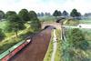 Hazelhurst bridge restoration artists impression