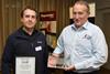 The BMEEA Newly Certificated Electrical Technician of the Year sponsored by Fischer Panda UK was presented to Kristian Dunn of Devon Wooden Boats