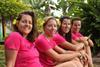 Three seats during the row are being held continuously by Natalia Cohen, Laura Penhual and Emma Mitchell, the fourth space is rowed as a relay with Meg Dyos currently on the oars