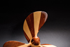 Dad's Boats will show a range of its hand crafted ornamental wooden propellers