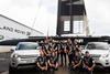 Rita with the Land Rover BAR America's Cup team