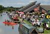The sun shone on the water at the Trinity Marina event – photo: Waterway Images