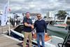 L-R idealboat's Neville Williams and MDL Marinas' Tim Mayer