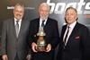 Ian Atkins, Sir RKJ and Bob Fisher at the boats.com awards