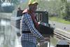 A volunteer lock keeper at Grindley Brook on the Llangollen Canal – photo: Waterway Images