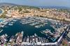 Cannes Yachting Festival overhead shot