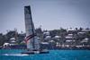 Flying high: the BAR cat foiling nicely on Bermudan waters – photo: Ben Ainslie Racing