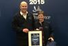 Janet and Angus Maughan, co-owners of Overwater Marina, were presented with their award at the London Boat Show