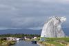 The Kelpies will be two 30m high sculptures depicting Scottish mythical water horses