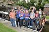 The lock keepers received their awards aboard 'Lady Teal'