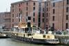 The immaculately restored 'Daniel Adamson' at its relaunch in Liverpool