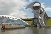 The Falkirk wheel had its busiest year in 2014 photo: Waterway images
