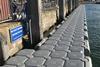 Tetradock's pontoon rises and falls with the tide