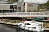 Permanently moored private boats have become a problem for visiting boats in Enniskillen – photo: Waterway Images
