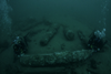 HMS Gloucester wreck. Photo credit Norfolk Historic Shipwrecks
