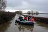 Ribcraft lent a boat to help keep the stranded Muchelney villagers moving last year