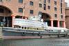 The stem tug/tender ‘Daniel Adamson’ in Liverpool’s Albert Dock – photo: Waterway Images
