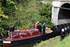 Chertsey carries Mike Webb through Brewood Bridge (No.14) on the Shropshire Union Canal – photo: Waterway Images