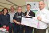Presentation of the £600 Saturn Project donation – photo: Waterway Images