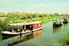 Boats on the canal at the first Scots National Trailboat Rally in 1990 – photo: Waterway Images