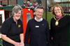 BCNS chairwoman Brenda Ward, Richard Parry and the Mayor of Sandwell at the Titford Canal celebration – photo: Waterway Images
