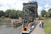 A Health & Safety related problem closed the Anderton Boat Lift – photo: Waterway Images