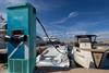 The Aqua 75 dual CCS configuration supercharging 2 electric boats simultaneously (Credit Aqua superPower)