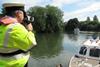EA officer monitoring river