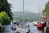 Traffic at Kytra on the Caledonian Canal