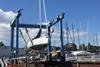 Hamble Yacht Services hoist dock pre installation
