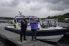 Police Scotland Assistant Chief Constable Mark Williams with Ultimate Boats director of sales Jason Purvey