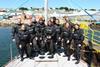 Skip Novak’s team on board the ‘Pelagic Australis’ Photo: Ocean Safety