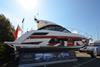 Sunseeker yachts were on show alongside Fairline and Princess models