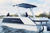 Pure's 25′ 9″ electric pontoon boat is tailor made for the all-day cruising market