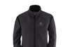 The two-layer soft shell fabric comprises of a durable face