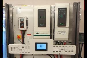 The WhisperPower OctoPower system in situ at Southampton City College's Marine Skills Centre